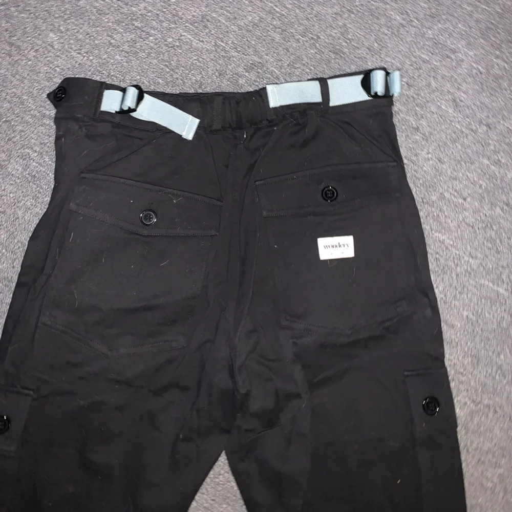 Black Cargo Jogger Pants for Women - Utility Track Pants